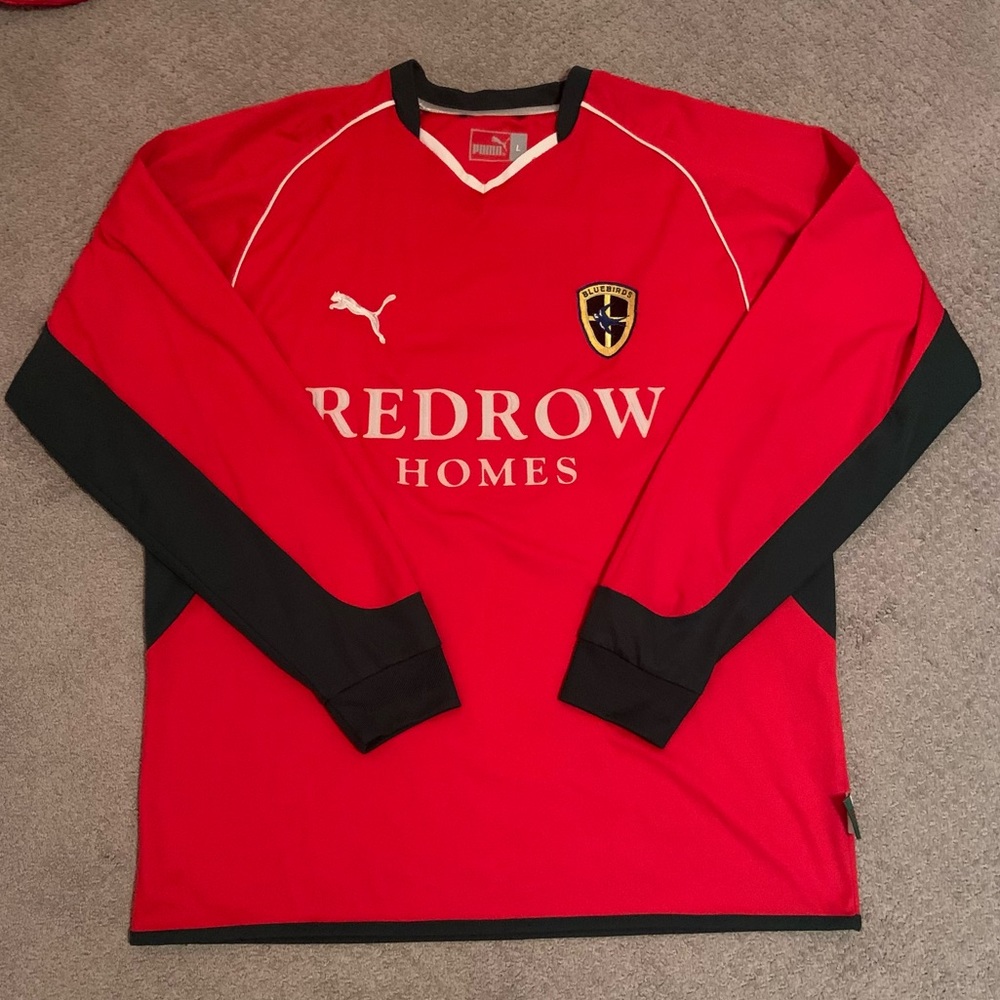 Red Puma Cardiff City Soccer Jersey